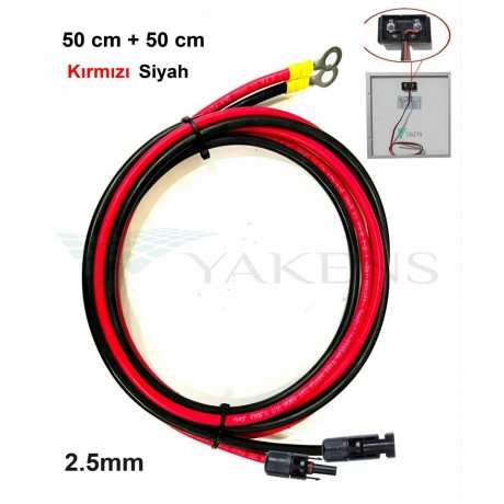  (50cm+50cm) 2.5mm Panel Arkası MC4'lü